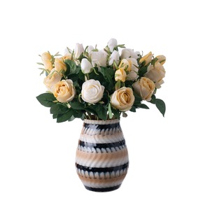 ดอกกุหลาบประดิษฐ์ CallaFloral สีขาว เหลือง น้ำเงิน รุ่น YC1013 ของตกแต่งบ้าน อุปกรณ์ประกอบงานแต่งงาน - Product Image 5