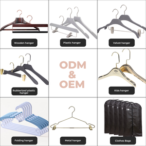 Percha de Plástico Personalizada con Logotipo, Color Personalizable, Percha de Terciopelo Antideslizante para Ropa - Product Image 6
