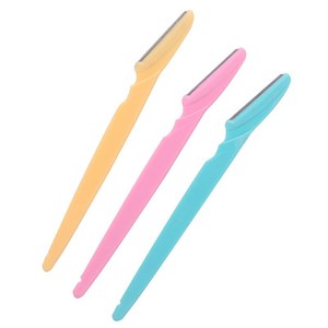 Rasoirs à sourcils multifonctionnels, outil d'exfoliation et de dermaplaning, <span class=keywords><strong>rasoir</strong></span> facial et façonneur de sourcils pour femmes et hommes avec capuchon - Product Image 6
