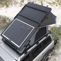 Tente de toit de luxe en aluminium, hydraulique, automatique, pop-up, SUV, camping en voiture autonome, tente de toit imperméable pour une utilisation estivale