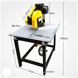 Thickening <b>Corner</b> Cutting Machine 80x90cm Table Electric Saw <b>For</b> Wood <b>Trim</b> Processing - Product Image 4