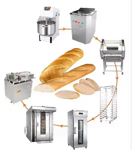 MY Full Automatic Bakery All Loaf Bread Make Machine Price French Baguette Production Line