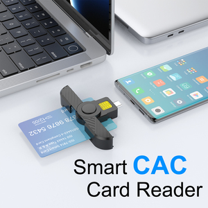 Lector de Tarjetas Inteligentes con Chip EMV USB para Cajeros Automáticos / Lector y Grabador de Tarjetas de Acceso Común (CAC) - Product Image 6