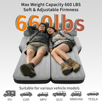 Matelas gonflable pour siège arrière de voiture, matelas de voyage pour camping en plein air, matelas de voiture amélioré pour SUV, gonflage rapide, pour voyage en voiture