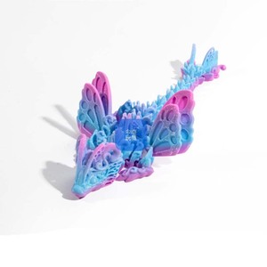 Dragón Articulado Impreso en 3D con Dragón en el Interior, Juguete Antiestrés de Dragón de Cristal - Product Image 5