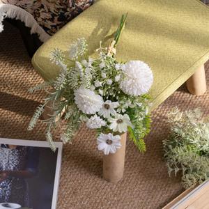 Gerçekçi el yapımı yapay kar çiçek karahindiba duvar asılı buket noel paskalya mezuniyet ev dekor sınır ötesi - Product Image 2