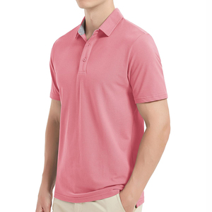 Chemises polo slim fit à manches courtes, respirantes, séchage rapide, 100% coton, de haute qualité, en vente à prix abordable - Product Image 6