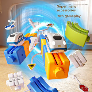 Set de Tren Eléctrico de Levitación Magnética DIY, Batería de Litio de 3.7V, Pista de Carreras Flexible 3D, Juguete de Construcción para Niños - Product Image 3