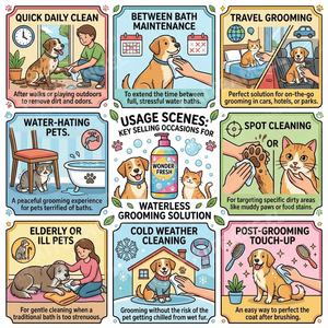 Espuma de Champú sin Enjuague para Mascotas de Marca Privada OEM, Extracto Natural, Mousse de Limpieza Suave para <span class=keywords><strong>Perros</strong></span> y Gatos con Aloe y Proteína de <span class=keywords><strong>Avena</strong></span> - Product Image 2