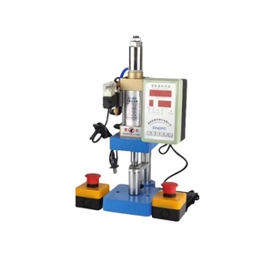 Petite presse <span class=keywords><strong>pneumatique</strong></span> Petite presse <span class=keywords><strong>pneumatique</strong></span> à colonne unique 110/220V Poinçonneuse Force réglable 120Kg Poinçonneuse - Product Image 5