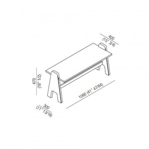 Agape Cavalletto bagno Design elegante panca per il tuo bagno moderno - Product Image 3