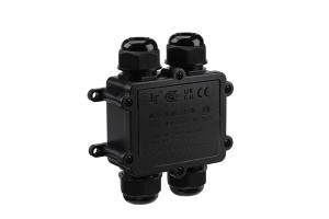 M686屋外IP68防水1in 3Out Hタイプ4Way電気エンクロージャープラスチックケーブルジャンクションボックスLED照明用ソーラーパネル - Product Image 3