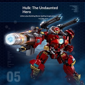 Bloques de Construcción Little Luban B1180-1, Wukong King Mecha Man, Hombre Valiente Solitario, Juguete <span class=keywords><strong>para</strong></span> <span class=keywords><strong>Armar</strong></span> - Product Image 6