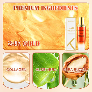 OEM/ODM 24k feuille d'or émulsion collagène lotion pour le <span class=keywords><strong>visage</strong></span> <span class=keywords><strong>crème</strong></span> éclaircissante 24k or <span class=keywords><strong>crème</strong></span> émulsion de luxe - Product Image 3