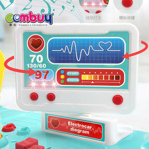 Piccolo clinica da tavolo luce elettrica del suono di plastica per bambini giocattolo <span class=keywords><strong>kit</strong></span> medico - Product Image 6