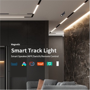 Rail lumineux LED moderne en aluminium 3500K blanc chaud SMD dimmable à montage en surface pour magasin de détail - Product Image 4