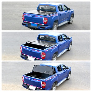 Couverture de lit de camion de ramassage pour mitsubishi triton tri pli tonneau couverture pour mitsubishi <span class=keywords><strong>l200</strong></span> 2014 camion foton tunland - Product Image 4