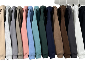 เสื้อคาร์ดิแกนแบบสวมใส่ได้ทั้งชายและหญิง ดีไซน์เฉพาะตัว สำหรับฤดูใบไม้ร่วง ทรงโอเวอร์ไซส์ ผ้าฟลีซเนื้อนุ่ม ทรงบ็อกซี่ มีฮู้ด ซิปคู่แบบสั้น - Product Image 2