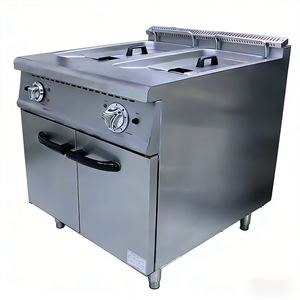 <span class=keywords><strong>Friteuse</strong></span> électrique commerciale HELAXEN TL-RC-2E(900) <span class=keywords><strong>à</strong></span> 2 cuves et 2 paniers en acier inoxydable 1800W 380V - Product Image 3
