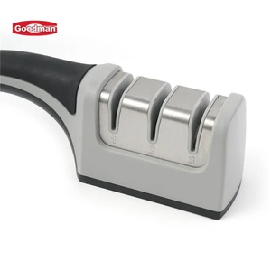 Herramienta de afilado de cocina comercial, dispositivo de Chef, piedra de afilar, afilador de cuchillos de cerámica de diamante de 3 etapas, Base antideslizante - Product Image 6