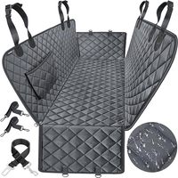 Housse de siège de voiture pour animaux de compagnie de qualité supérieure - Protection imperméable contre les UV/IR, durable et résistante aux odeurs, hamac convertible avec ajustement universel