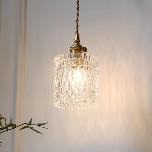 Hiện đại màu đen trang trại rõ ràng xi lanh thủy tinh ánh sáng mặt dây chuyền lịch thi đấu mini ánh sáng mặt dây chuyền cho nhà bếp đảo trang trí nội thất - Product Image 3