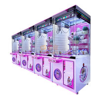 Máquina de Grúa Metálica Personalizable al por Mayor de Fábrica, Dispensador de Peluches Operado con Monedas (Enchufe CN) para Centros de Juegos y Parques Infantiles