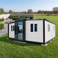 Maison mobile de luxe préfabriquée modulaire, conteneur extensible, maisonnette, maison en boîte, maison mobile