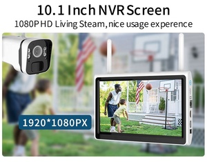 Système de caméra de vidéosurveillance sans fil 8 canaux 4MP Vision nocturne Kit Wifi <span class=keywords><strong>NVR</strong></span> Panneau solaire-Comprend une carte SD Données en nuage - Product Image 3