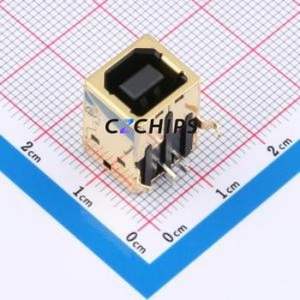 GT-USB-2014-IBG1 USB Connector Through hole Component (THT) Connector Type-B USB 2.0 Female Horizontal Mount - Product Image 1