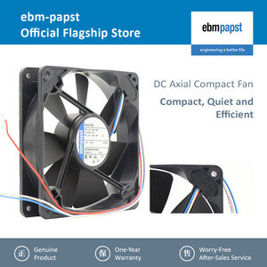 Ventilador Axial de CC de 24 V, 119x119x38 mm, ebm-papst 4414F/39, Ventilador de Refrigeración para Equipos Industriales y Servidores - Product Image 2