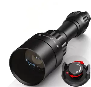 67 Lens 1200Lm Xm-L2 torce e torce da caccia per l'illuminazione del campo di autodifesa in alluminio a testa dura ad alta potenza