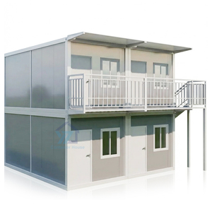 Casa Container in Acciaio a Due Piani Durevole e Versatile con Caratteristiche Traspiranti per l'Uso nella Ricostruzione Post-Disastro - Product Image 2