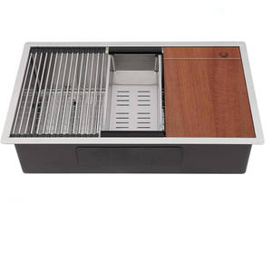 Casa standard europeo lavello da cucina da incasso lavello per cucina postazione di lavoro in acciaio inox lavello da cucina grande - Product Image 2