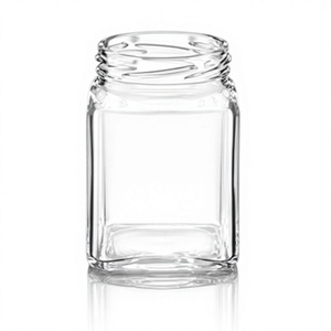 Tarro de vidrio transparente ITC de calidad de exportación para alimentos, ideal para salsas, encurtidos, chutneys y condimentos, disponible a granel. - Product Image 1