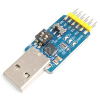 Adaptador de módulo Serial multifuncional CP2102, USB-UART, 6 en 1, USB a TTL, rs485, rs232, 3,3 V/5V, Compatible con CP2102