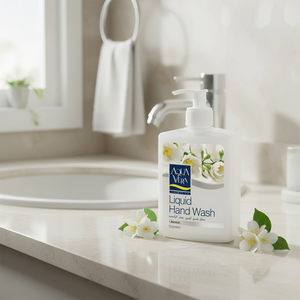 AquaVera Jasmin 500 ml Desinfectante de manos Jabón líquido Antiséptico y antibacteriano Agua con infusión principalmente química - Product Image 3