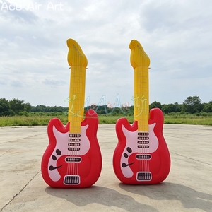 <span class=keywords><strong>Guitarra</strong></span> Eléctrica Inflable con Luces LED, Modelo Personalizado Colorido, <span class=keywords><strong>Guitarra</strong></span> de <span class=keywords><strong>Rock</strong></span> Inflable para Decoración de Festivales de Música, Escenarios, Discotecas y Fiestas - Product Image 4