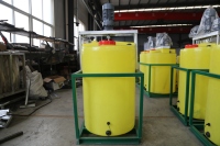 Nouveau système de dosage de chlore automatique en plastique d'usine effluent avec pompe pour le traitement des eaux usées