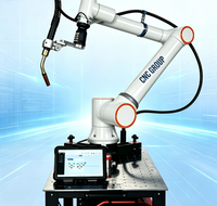 Bras de robot collaboratif à 6 axes, robot de soudage industriel, cobot, ligne de production de soudage automatisée flexible