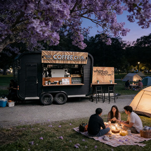 Commercial Fully Equipped Food Cart Mobile Fast Food Cart with Grill <b>Fryer</b> for Street Selling - Product Image 1