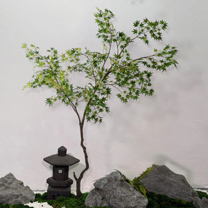 Árbol de Arce Artificial con Hojas Rojas para Decoración del Hogar, Árbol Artificial Realista para Decoración de Sala de Estar y Oficina - Product Image 5