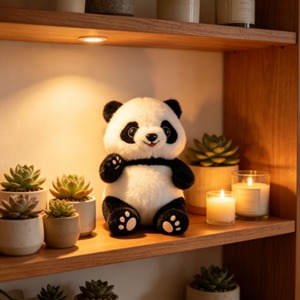 Peluche Panda Seduto di Alta Qualità, 7 Pollici, Personalizzabile OEM/ODM, Produzione all'Ingrosso - Product Image 6