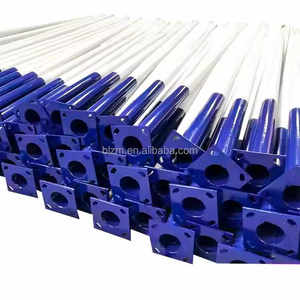 Zincato a caldo 4m 5m 6m 7m 8m 9m 10m 12m decorativo da giardino palo telescopico in metallo illuminazione pali - Product Image 4