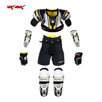 Vêtements de sport pour roller et hockey sur glace, comprenant casque, protège-jambes, coudières, protège-épaules, pantalon, gants, vêtements de hockey pour le sport de hockey