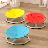 Chaise pivotante sensorielle pour enfants, chaise tournante à 360 degrés, entraînement à l'équilibre vestibulaire avec base en métal octogonale