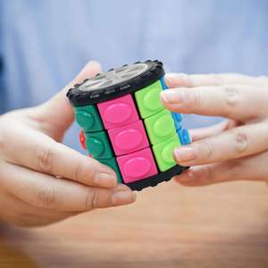 DIY niños rompecabezas tridimensional Torre mágica <span class=keywords><strong>Cubo</strong></span> giratorio - Product Image 4