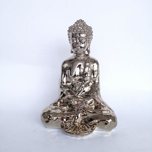 Statue de bouddha en <span class=keywords><strong>céramique</strong></span>, bureau, intérieur, l'été, pour la méditation bouddhiste, vente en gros - Product Image 5