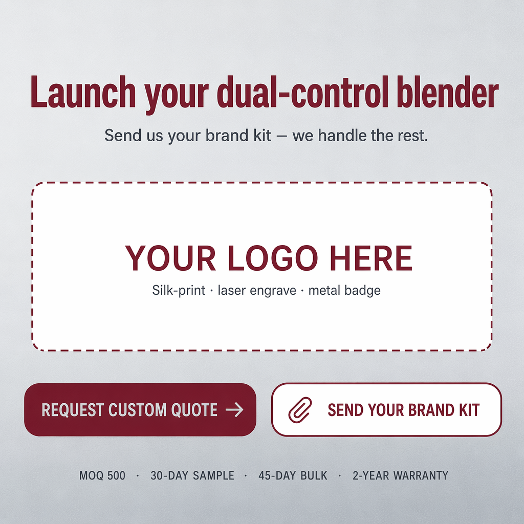 OEM Commercial Blender Manufacturer Factory - 1400W Heavy Duty Smoothie Machine Private Label Custom Logo Supported · image 6