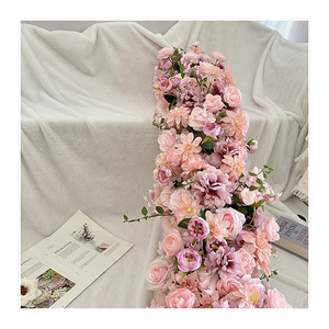 Centro DE MESA DE BODA CQ14, champán, rosa, arreglo de flores de boda, decoración de Navidad, Bola de flores, camino de mesa - Product Image 4